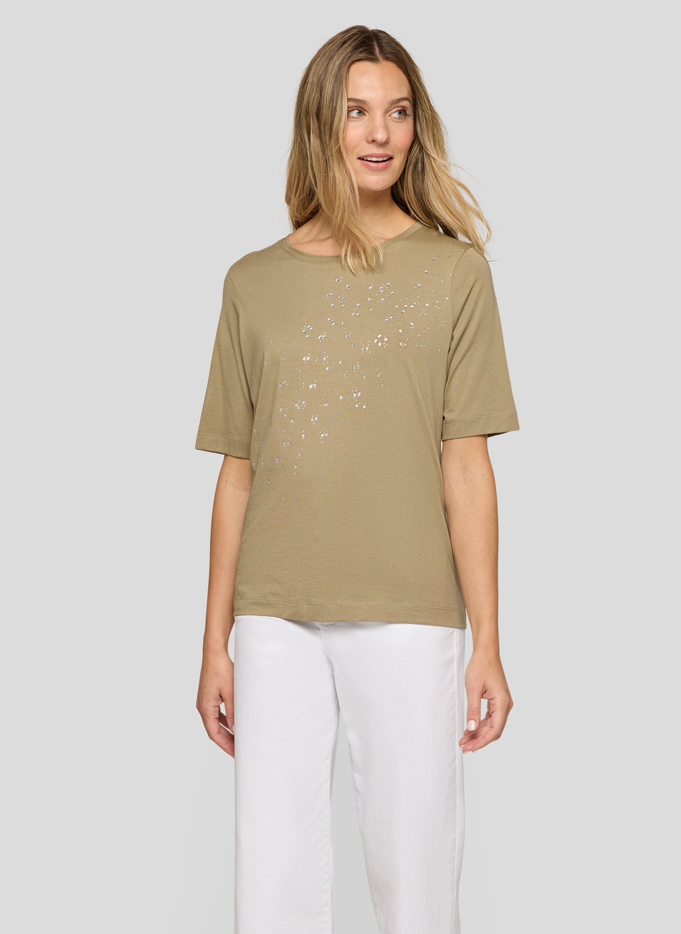 RABE - Olive Crystal Tee
