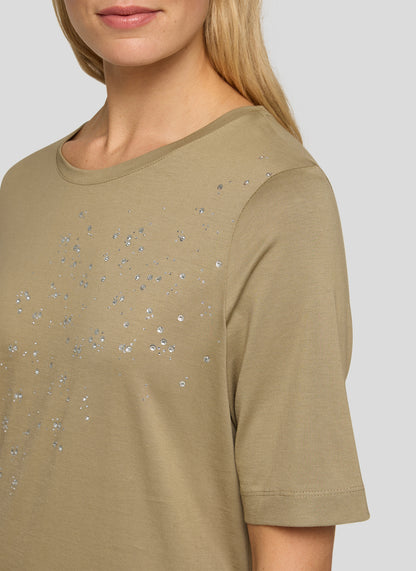 RABE - Olive Crystal Tee