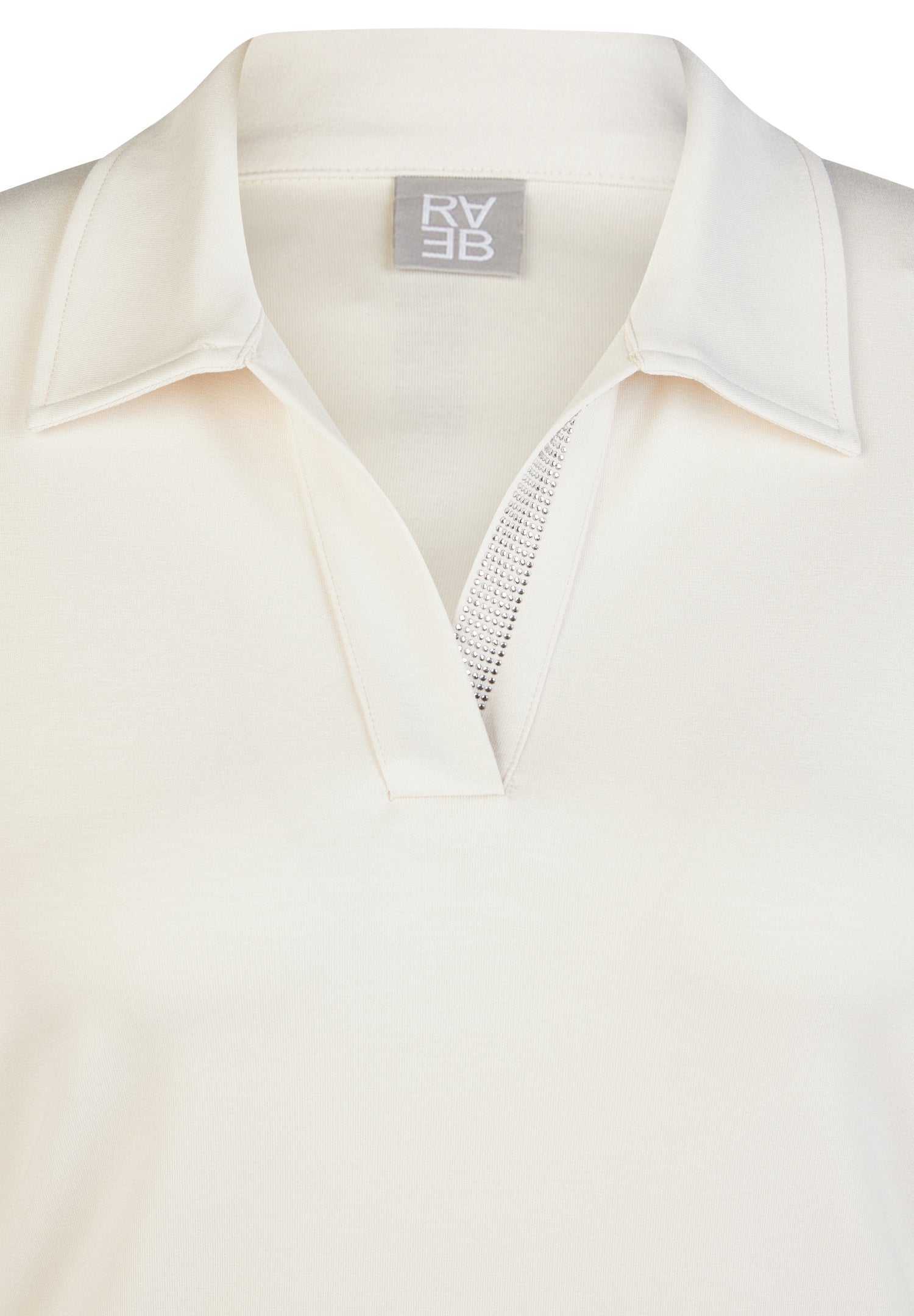 Rabe- Cream Polo With Crystal Detail