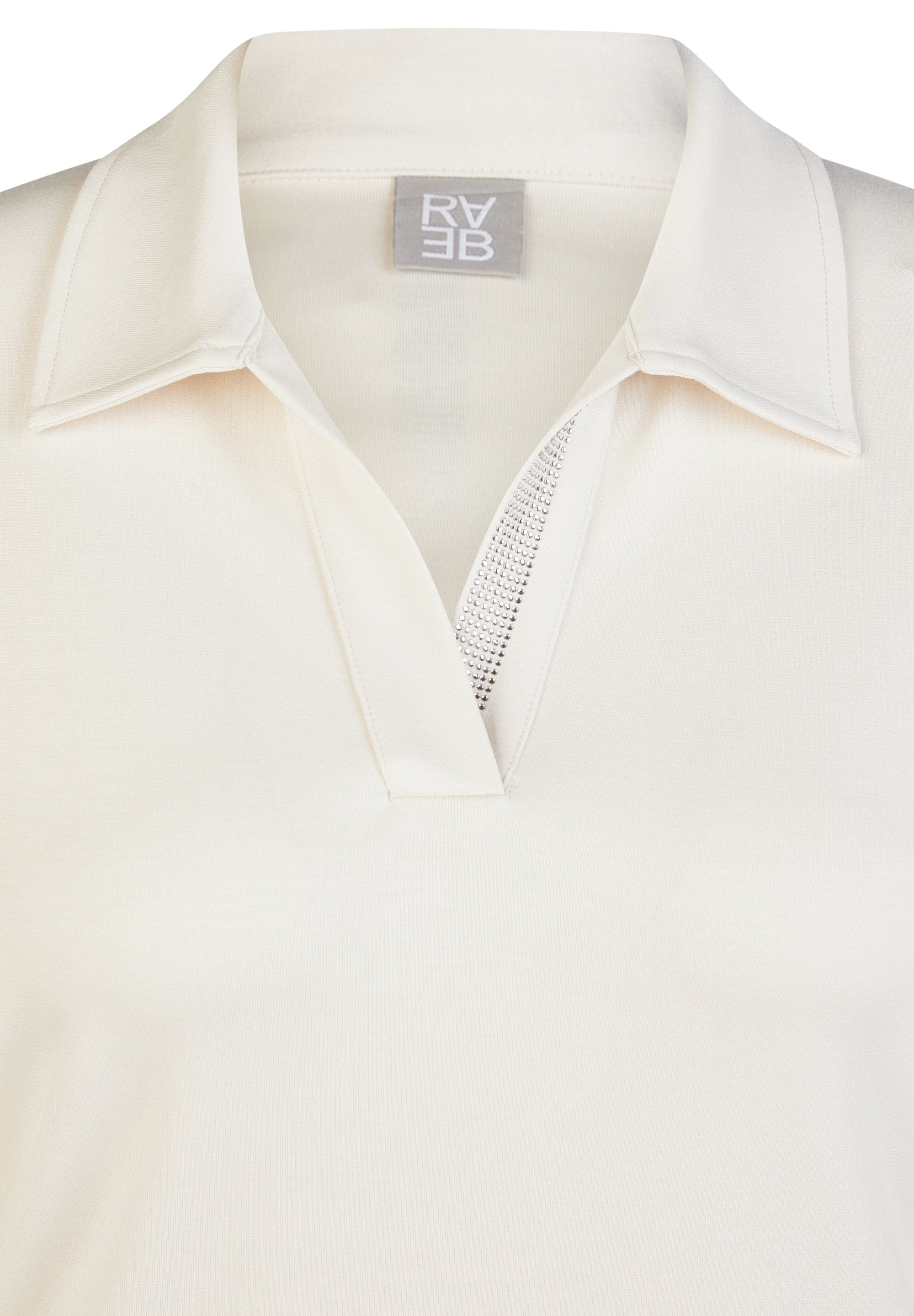 Rabe- Cream Polo With Crystal Detail