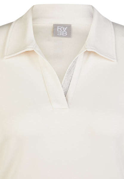 Rabe- Cream Polo With Crystal Detail