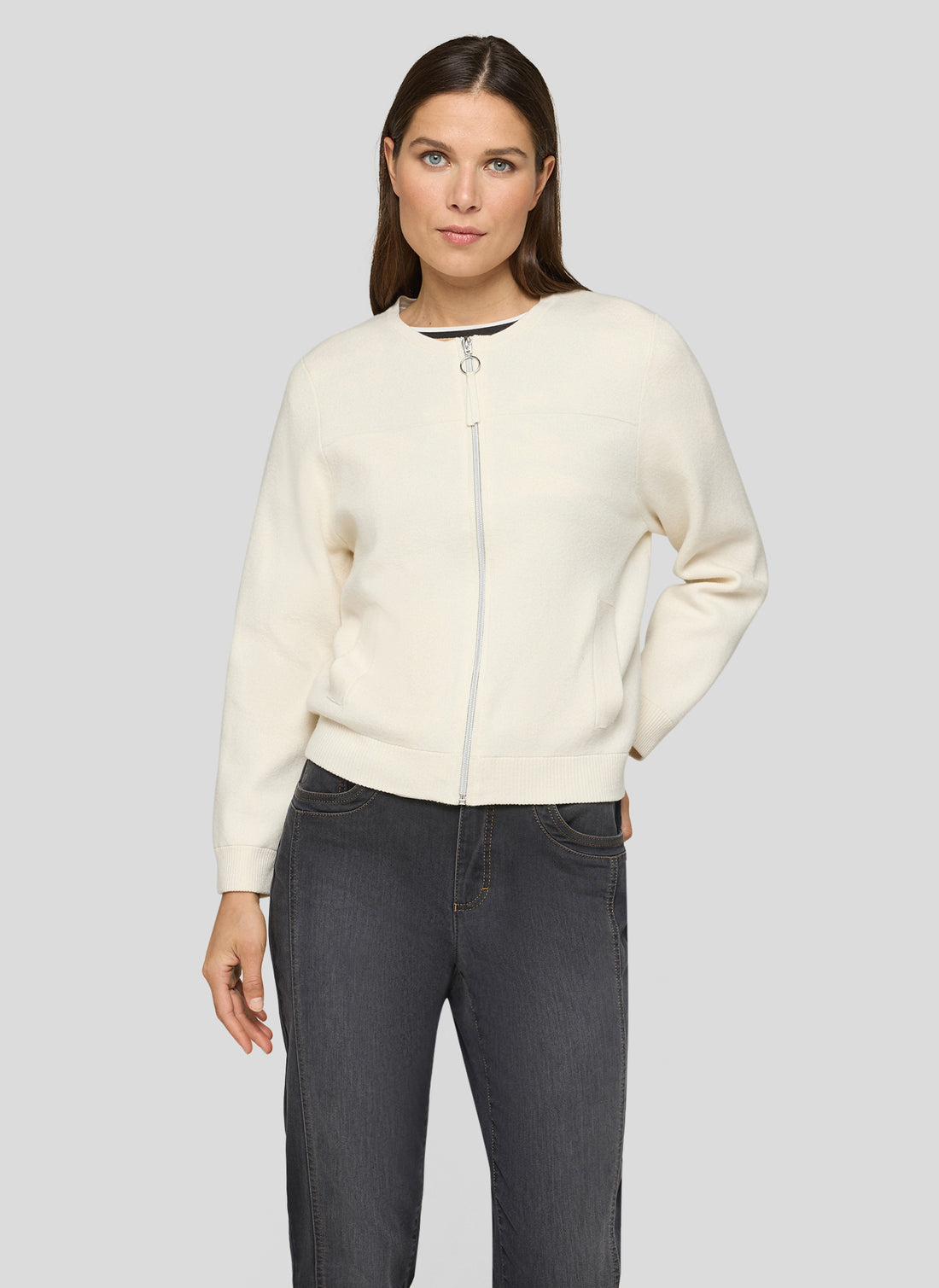 Rabe - Cream Zip Jacket