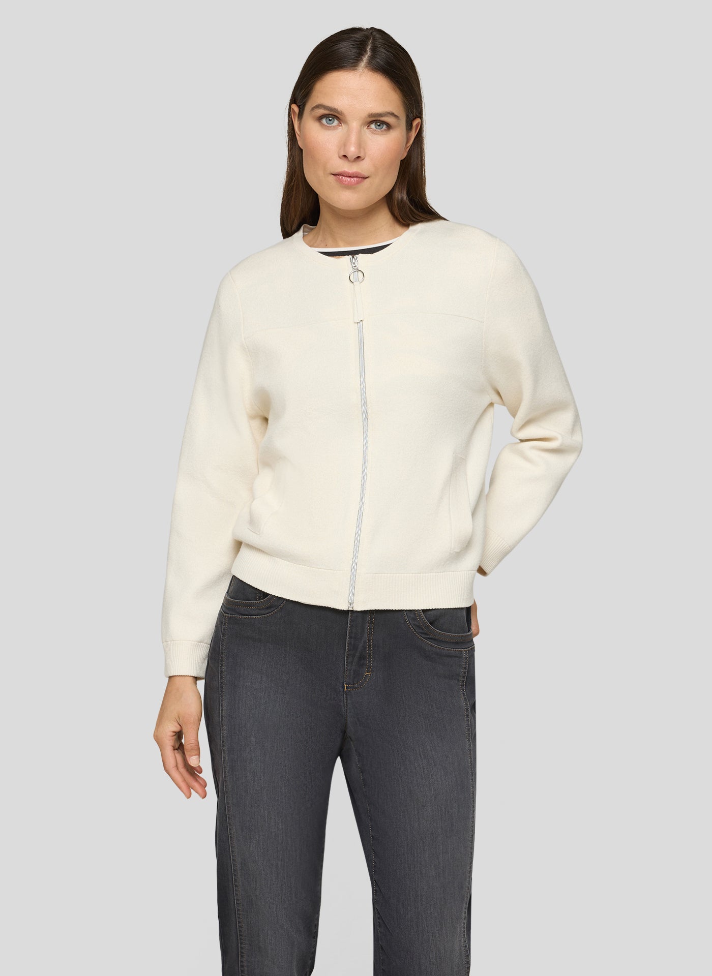 Rabe - Cream Zip Jacket