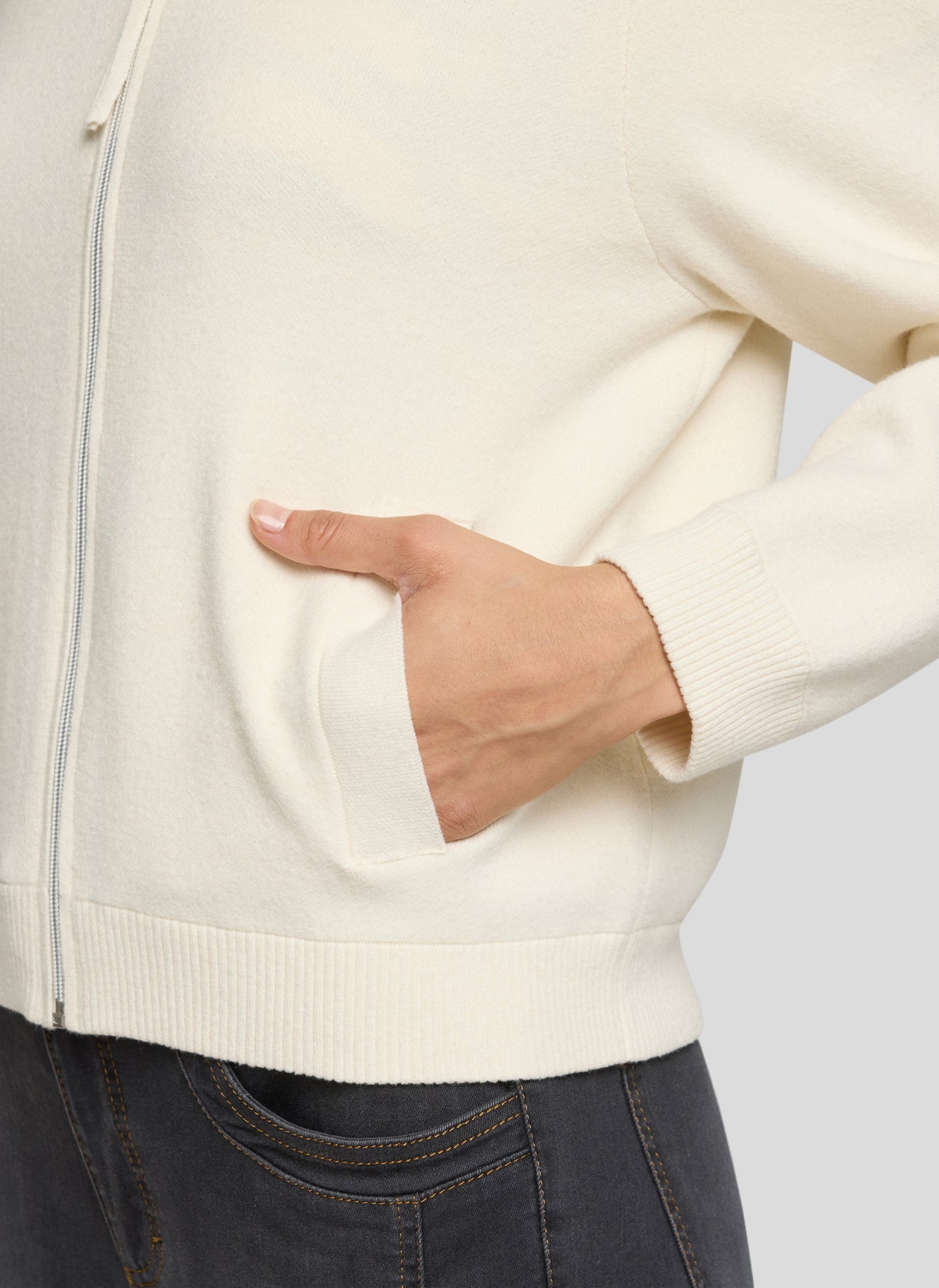 Rabe - Cream Zip Jacket