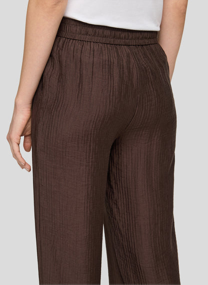 Rabe- Pull On Wide Leg Chocolate Pant