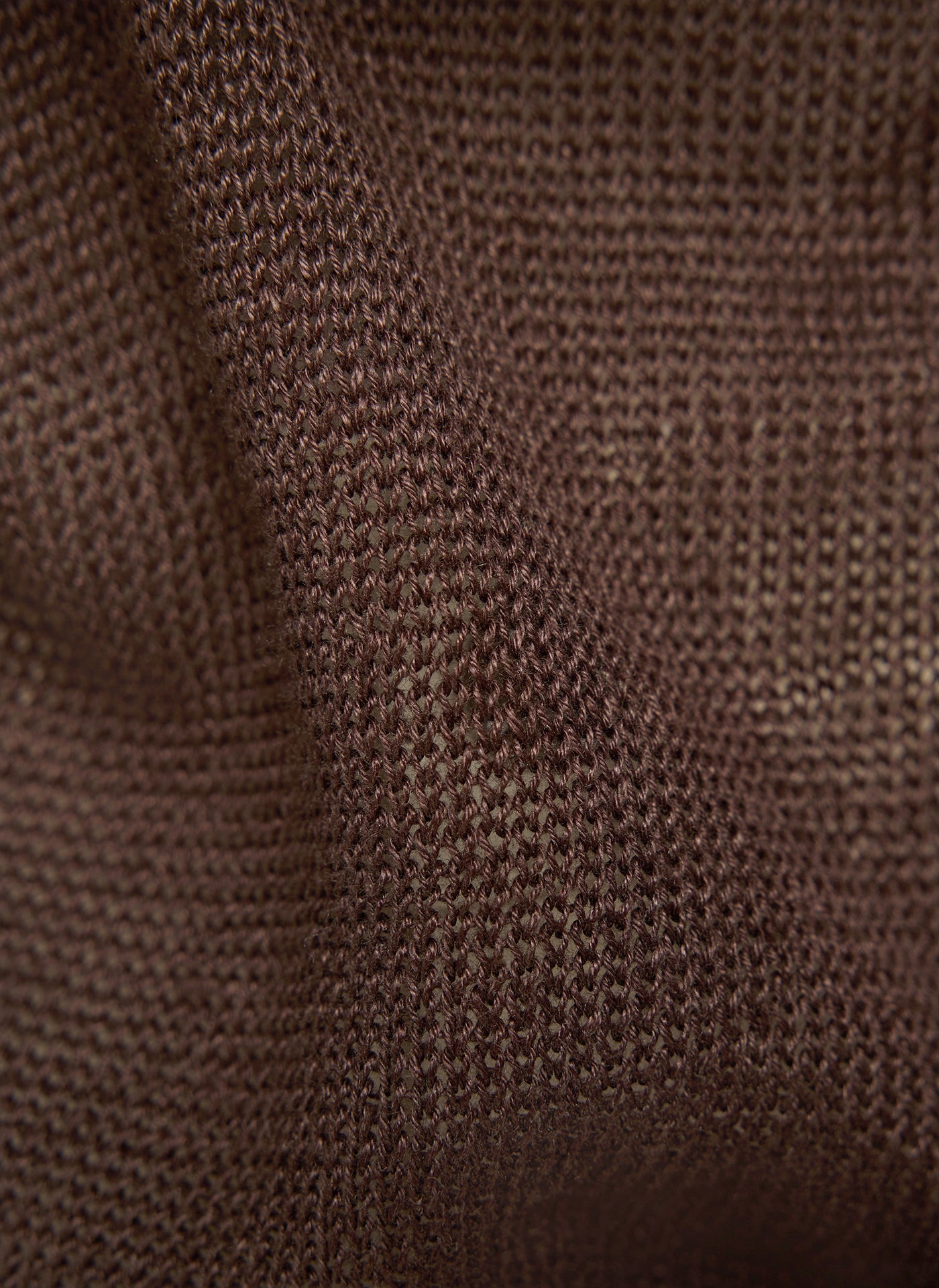 Rabe- Chocolate Linen Knit Polo