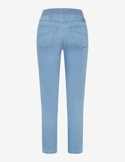Brax Raphaela Pamina Deco 7/8 Length - Light Denim