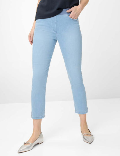 Brax Raphaela Pamina Deco 7/8 Length - Light Denim