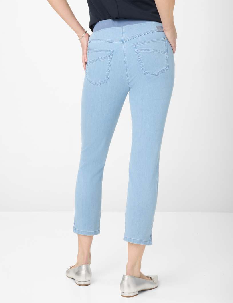 Brax Raphaela Pamina Deco 7/8 Length - Light Denim