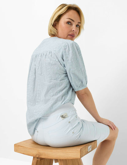 BRAX Pamina Bermuda Shorts - Pale Blue