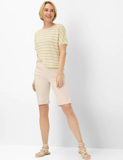 BRAX Pamina Bermuda Shorts - Light Beige
