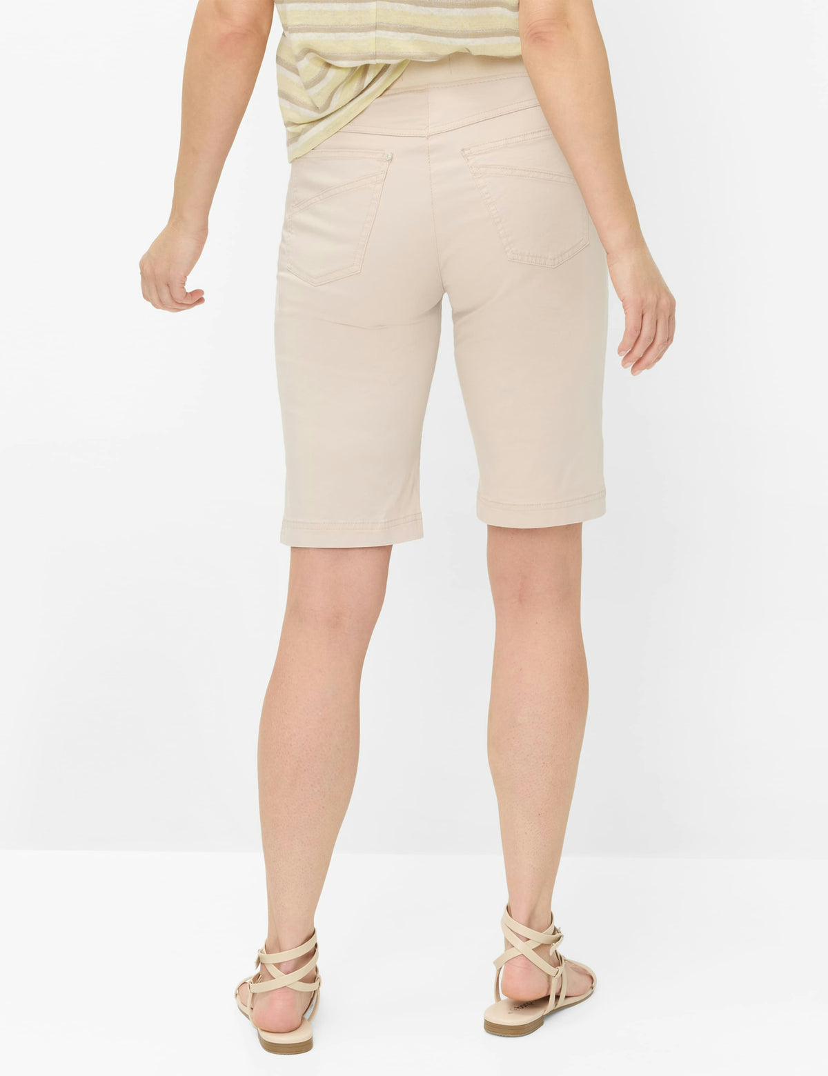 BRAX Pamina Bermuda Shorts - Light Beige