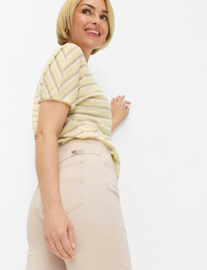 BRAX Pamina Bermuda Shorts - Light Beige