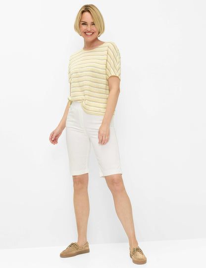 BRAX Pamina Bermuda Shorts - White