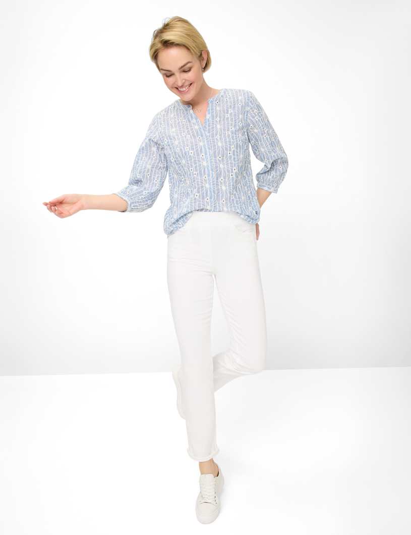 Brax Raphaela Pamina Deco - White Denim