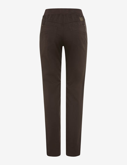 Brax - Pamina Pull on Pant Lyocell blend - Chocolate