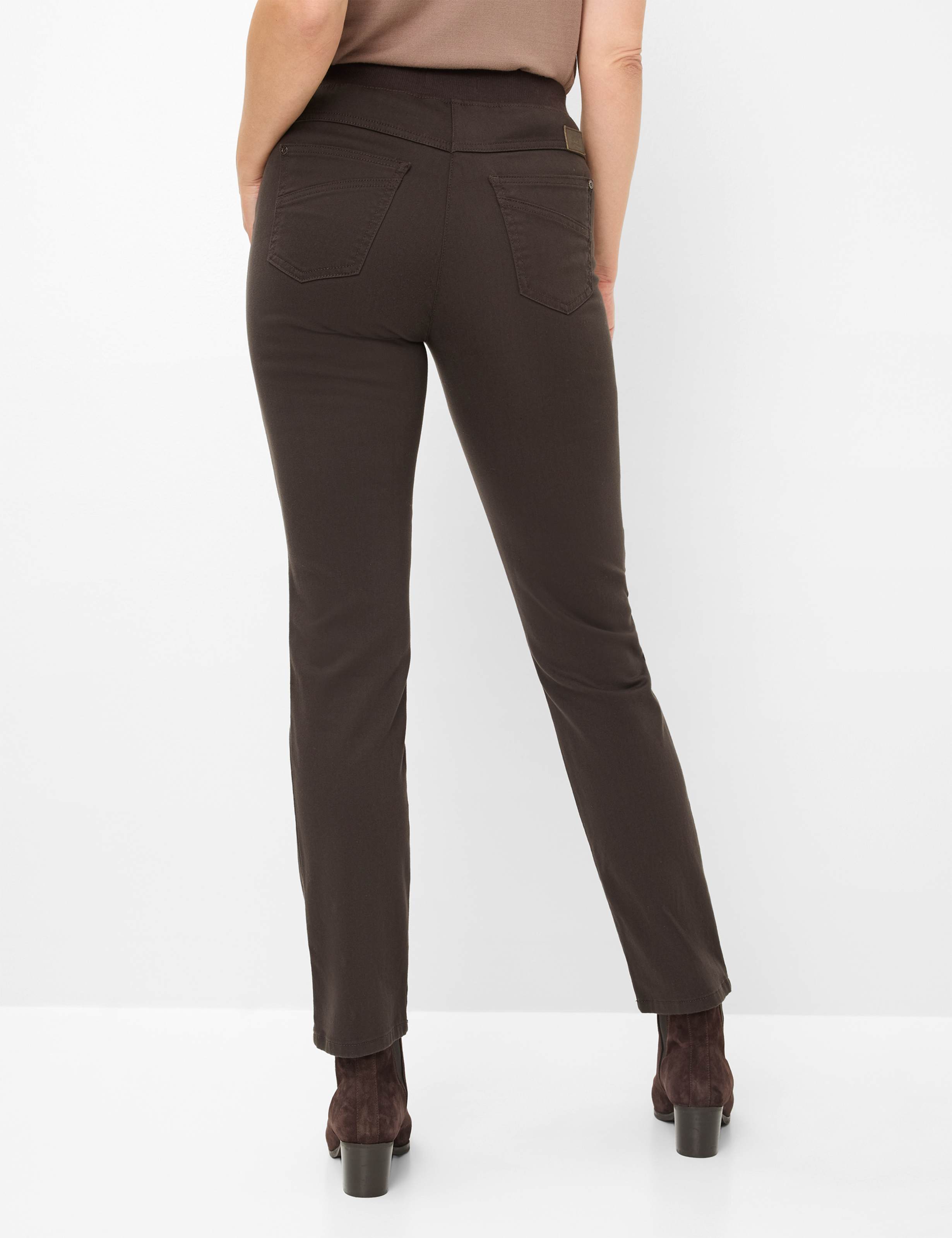 Brax - Pamina Pull on Pant Lyocell blend - Chocolate