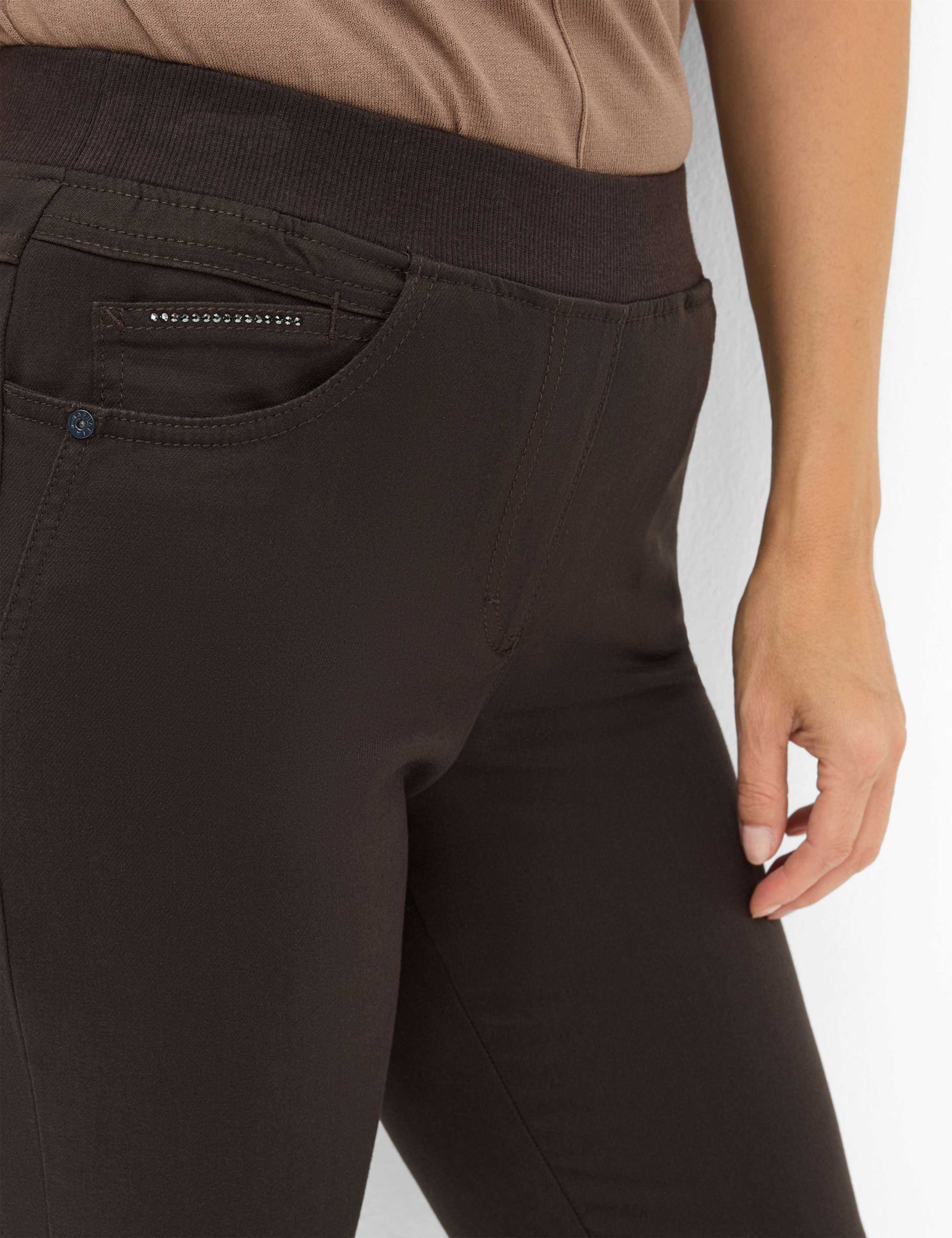 Brax - Pamina Pull on Pant Lyocell blend - Chocolate