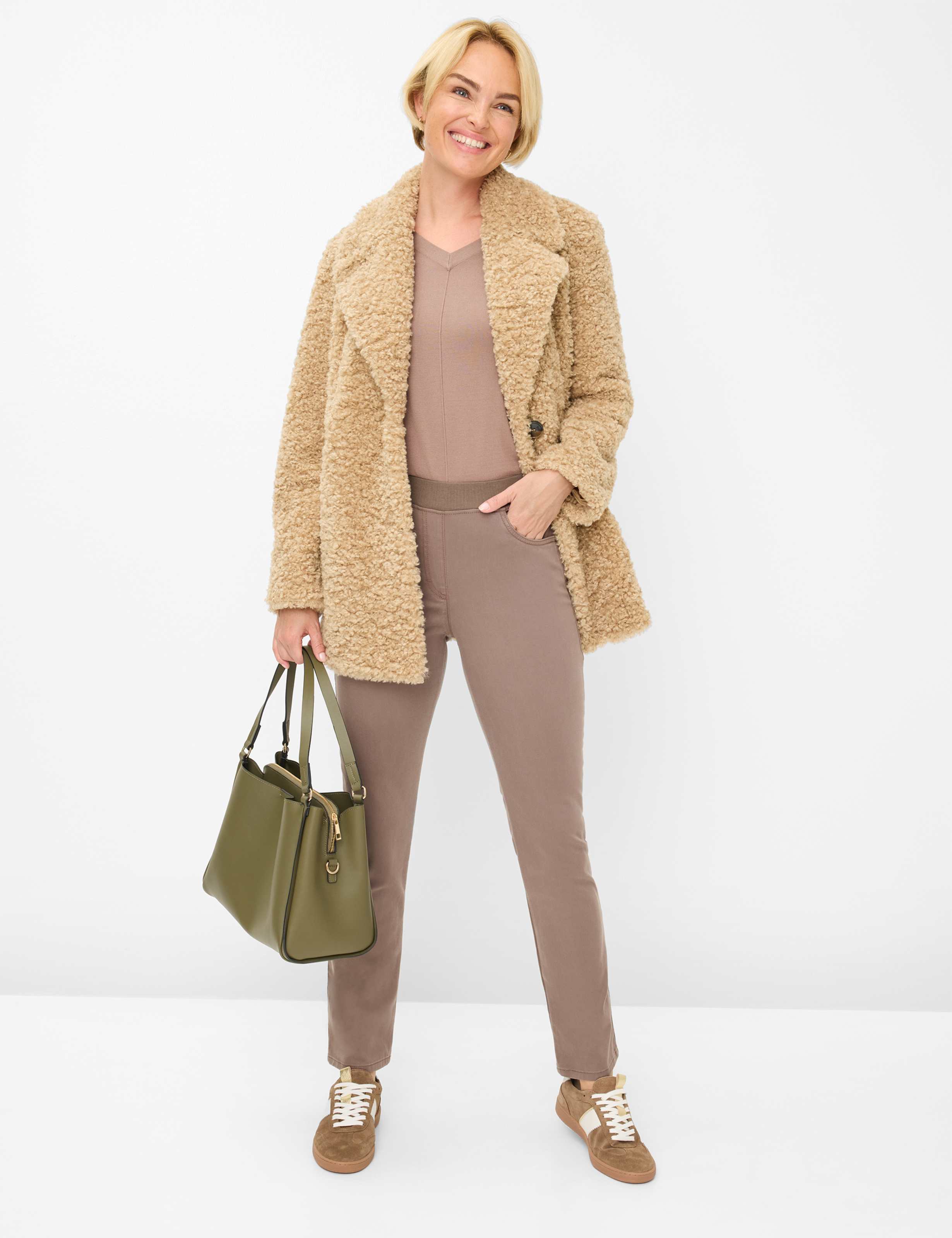 Brax - Pamina Pull On Pant Lyocell blend -Mocha