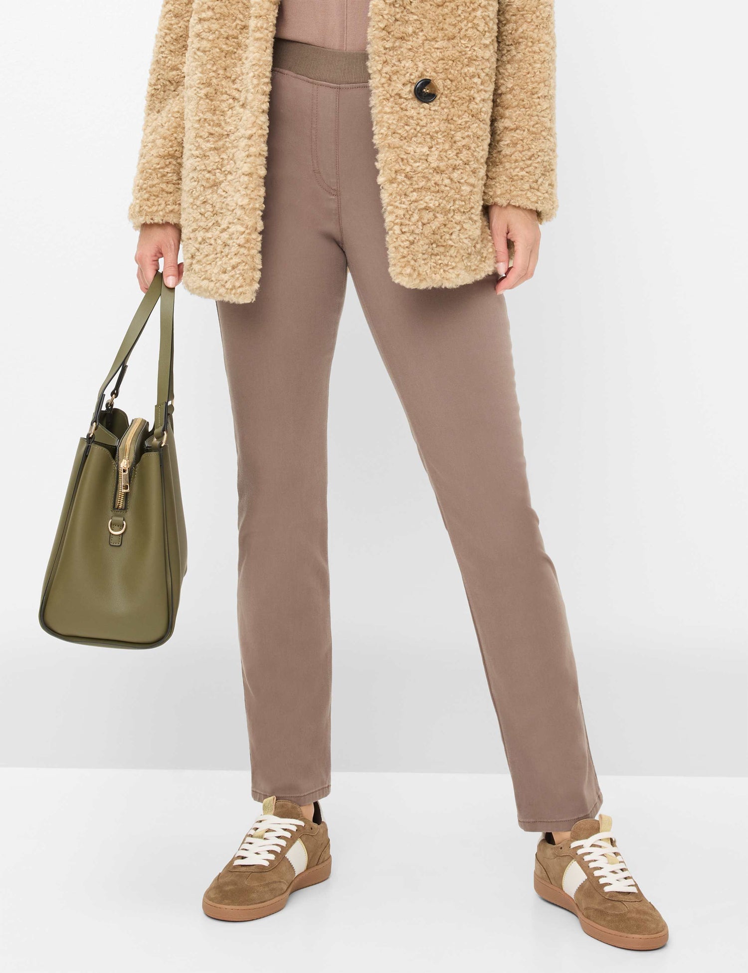 Brax - Pamina Pull On Pant Lyocell blend -Mocha