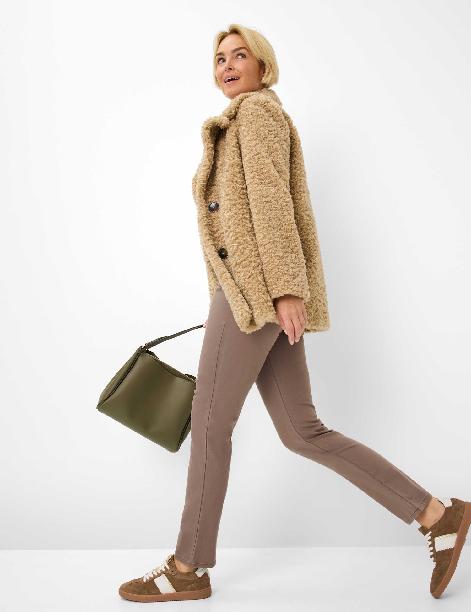 Brax - Pamina Pull On Pant Lyocell blend -Mocha