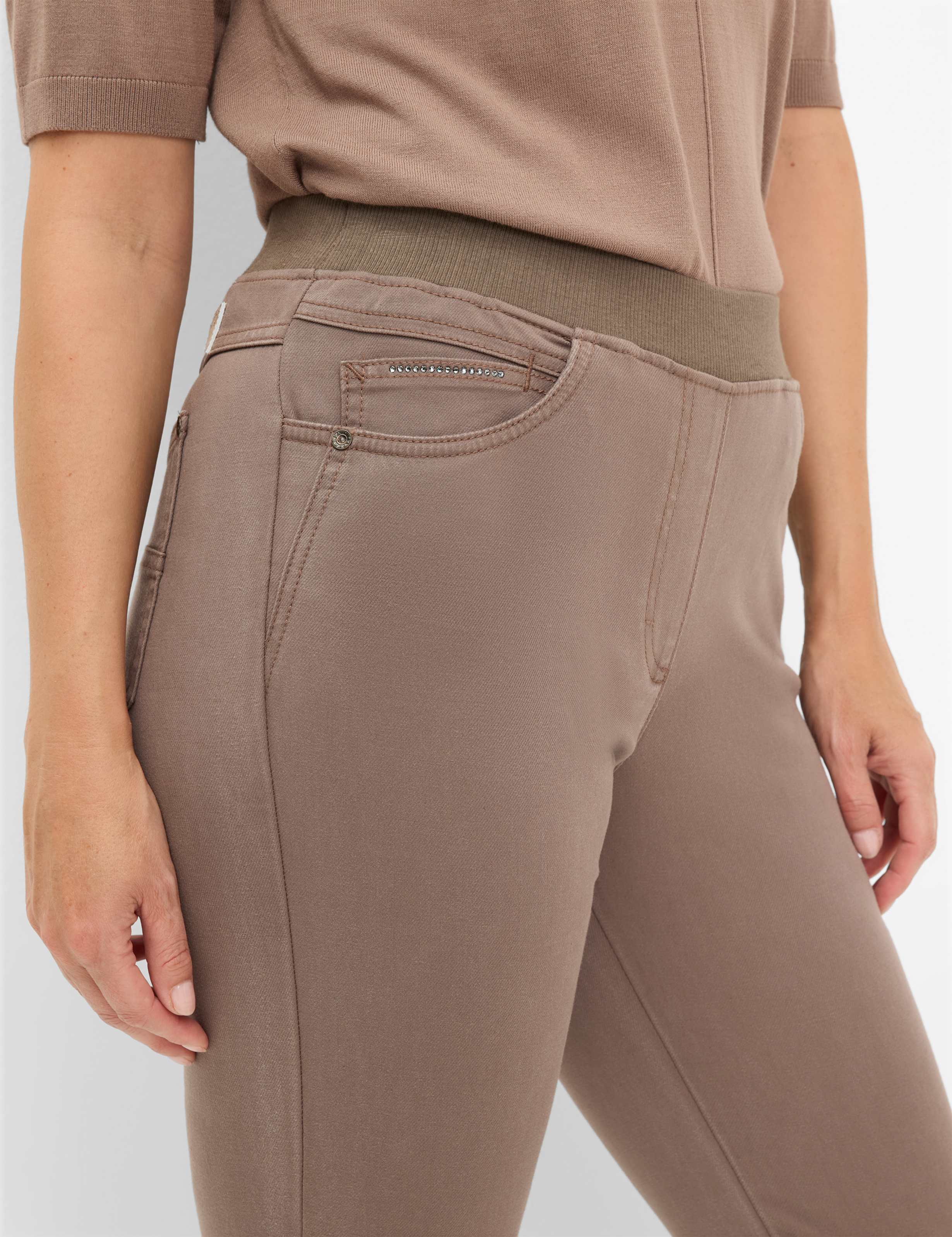 Brax - Pamina Pull On Pant Lyocell blend -Mocha