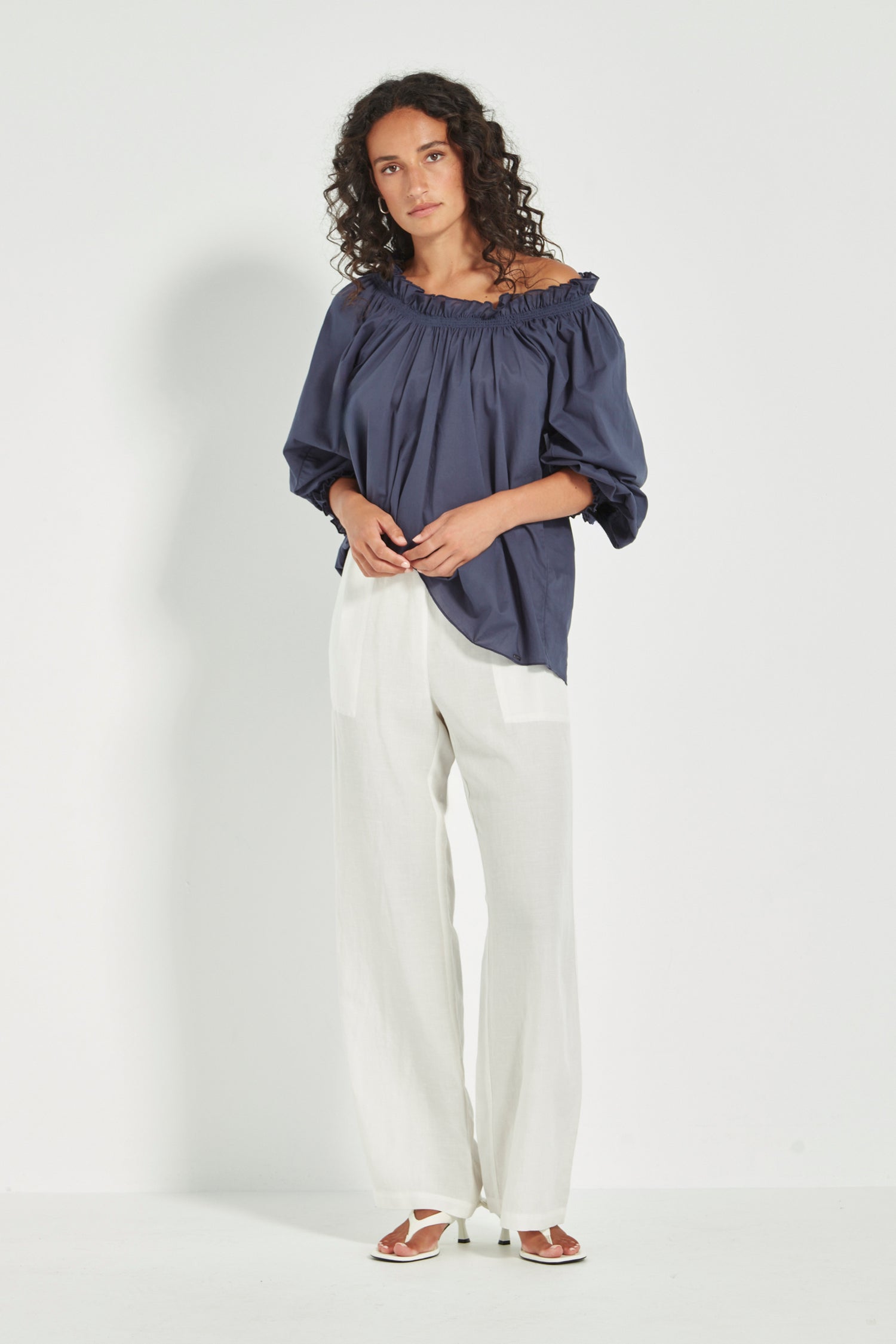 Verge - Tamara Top Denim Colour