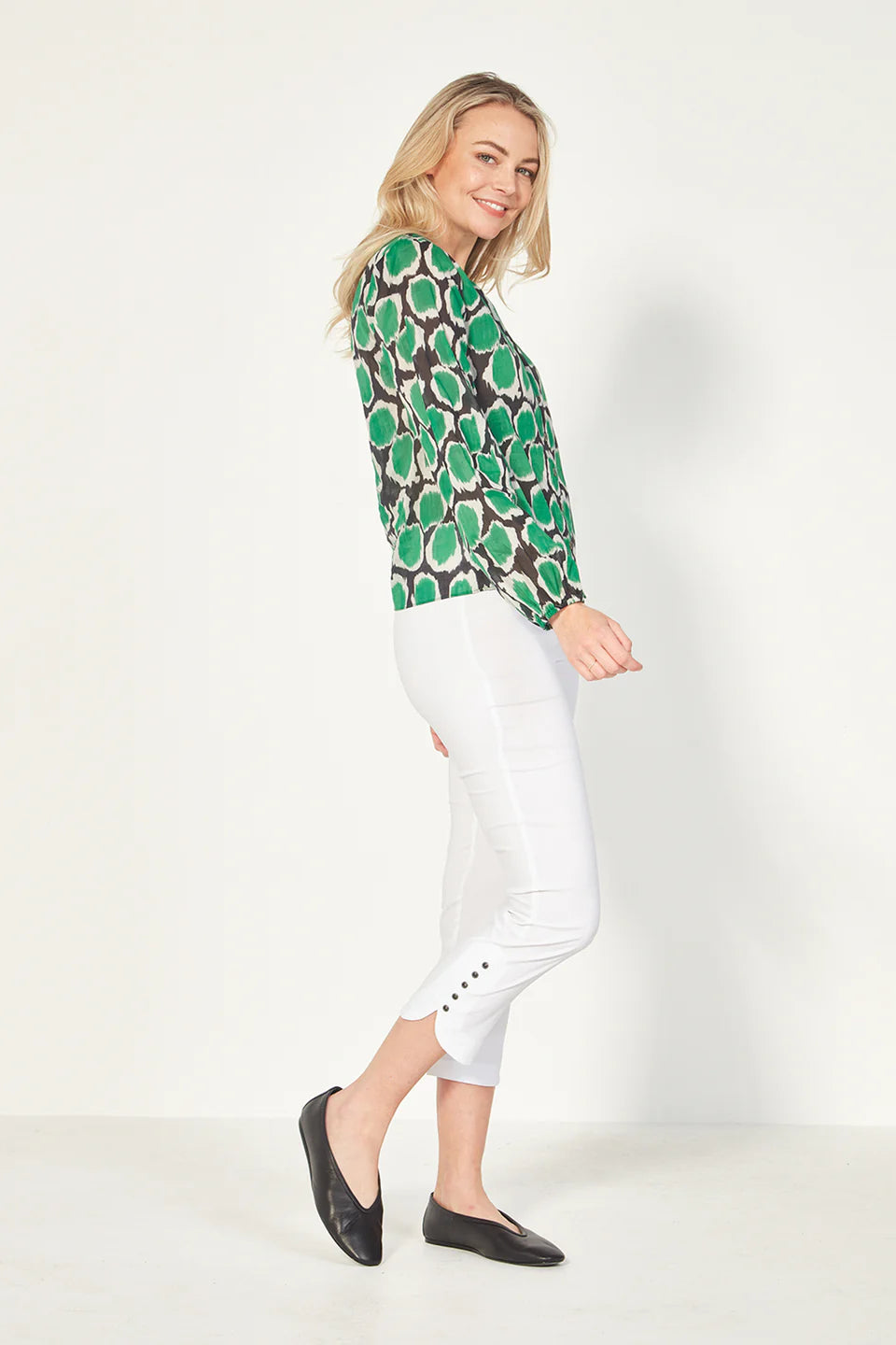 Verge - Acrobat Rivet Pant in White