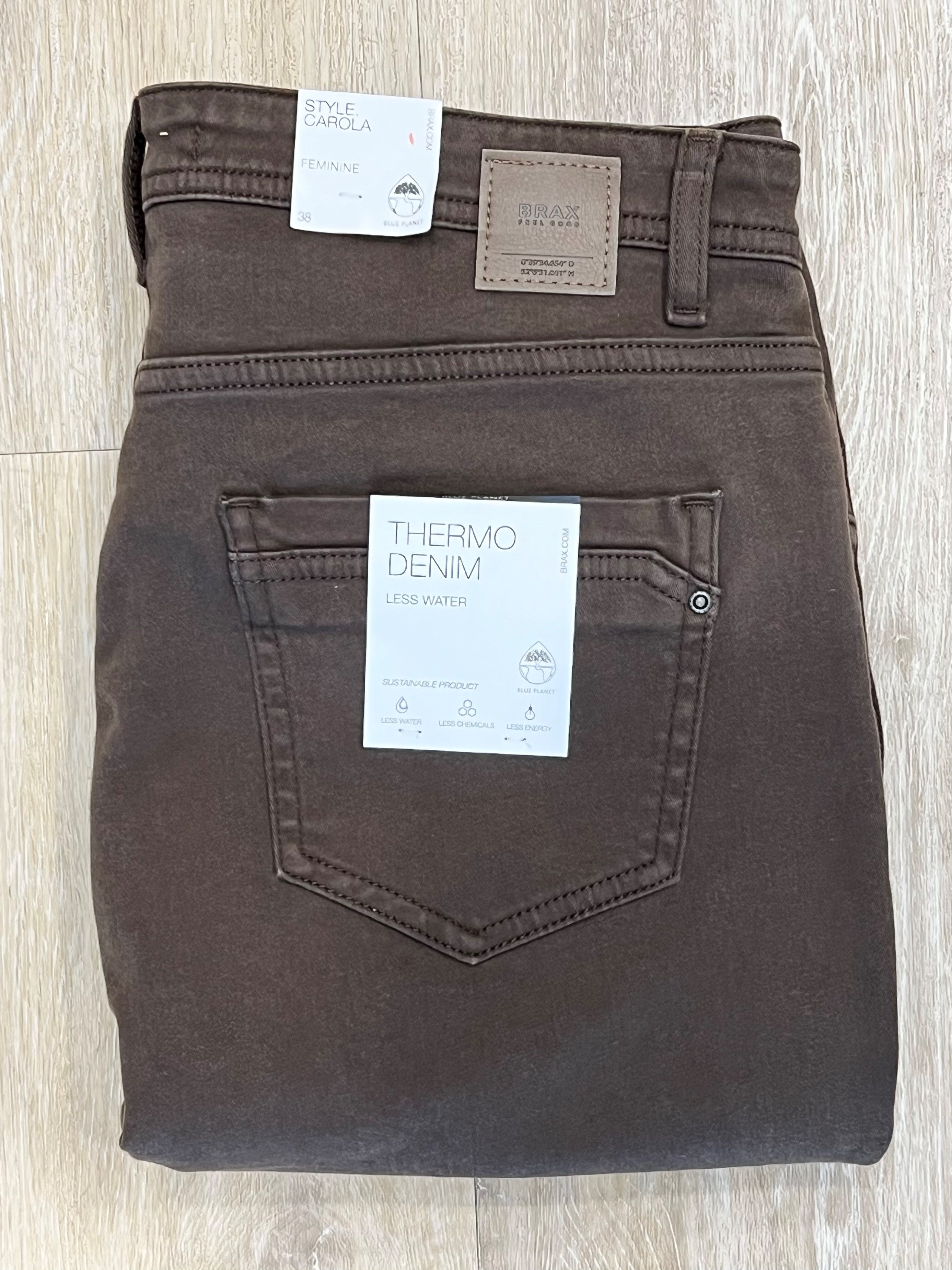 Brax Carola - Thermo Denim Chocolate