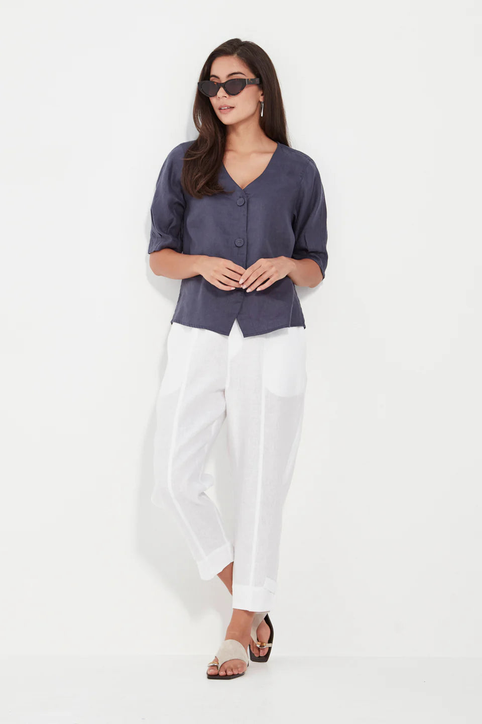Verge - Trinity Top  Denim