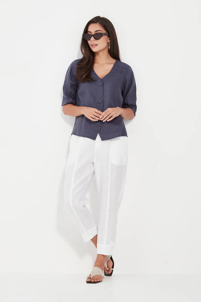 Verge - Trinity Top  Denim