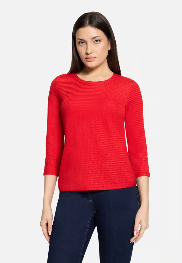 Betty Barclay - Red Texture Top