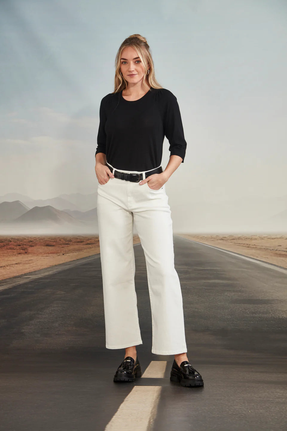 Verge - Zoe Top Black