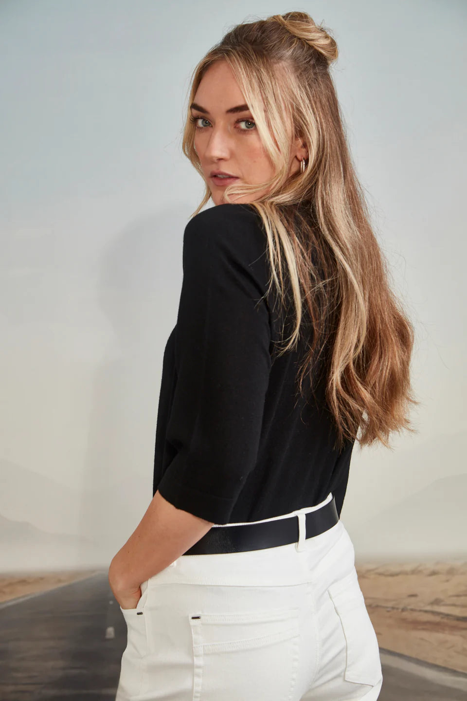 Verge - Zoe Top Black
