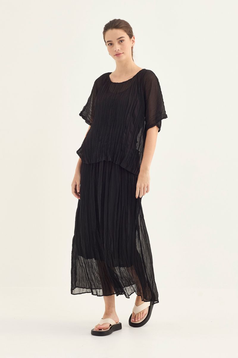 Verge Courtney Black Skirt