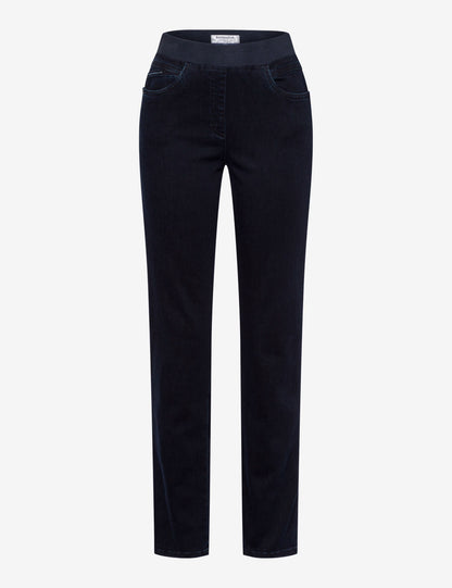 Brax - Pamina Pull on Pant -Dark Blue Denim