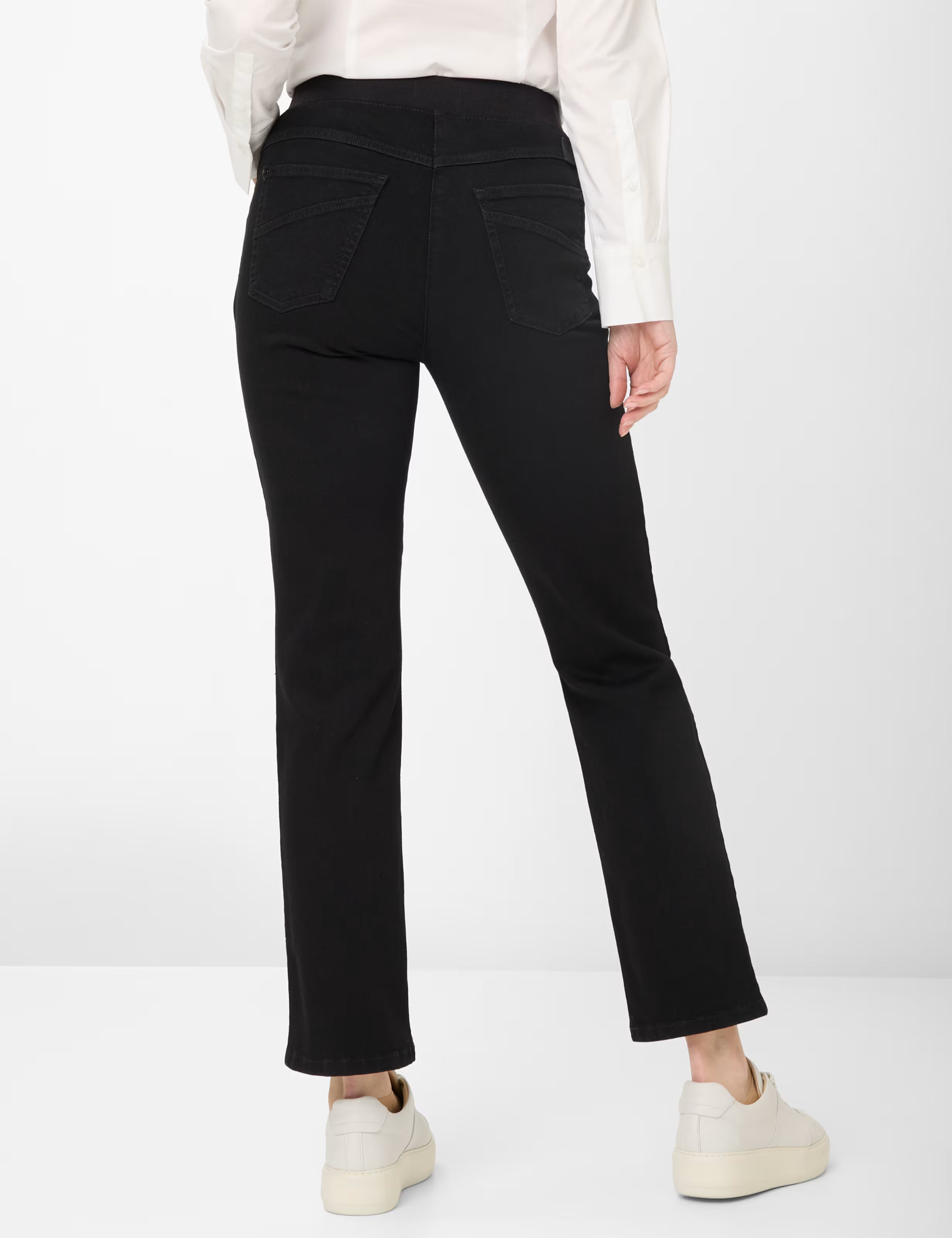 Brax - Pamina Pull On Pant - Black Denim