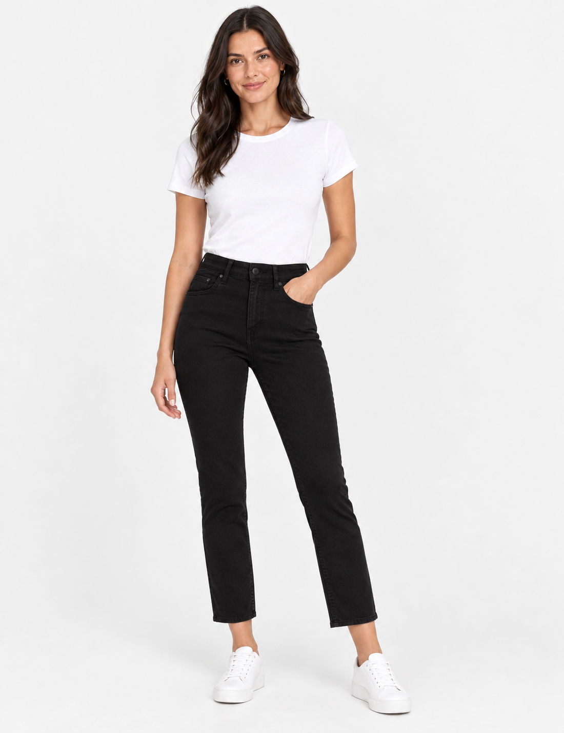 BRAX Shakira Free to Move Ultralight Black Jeans