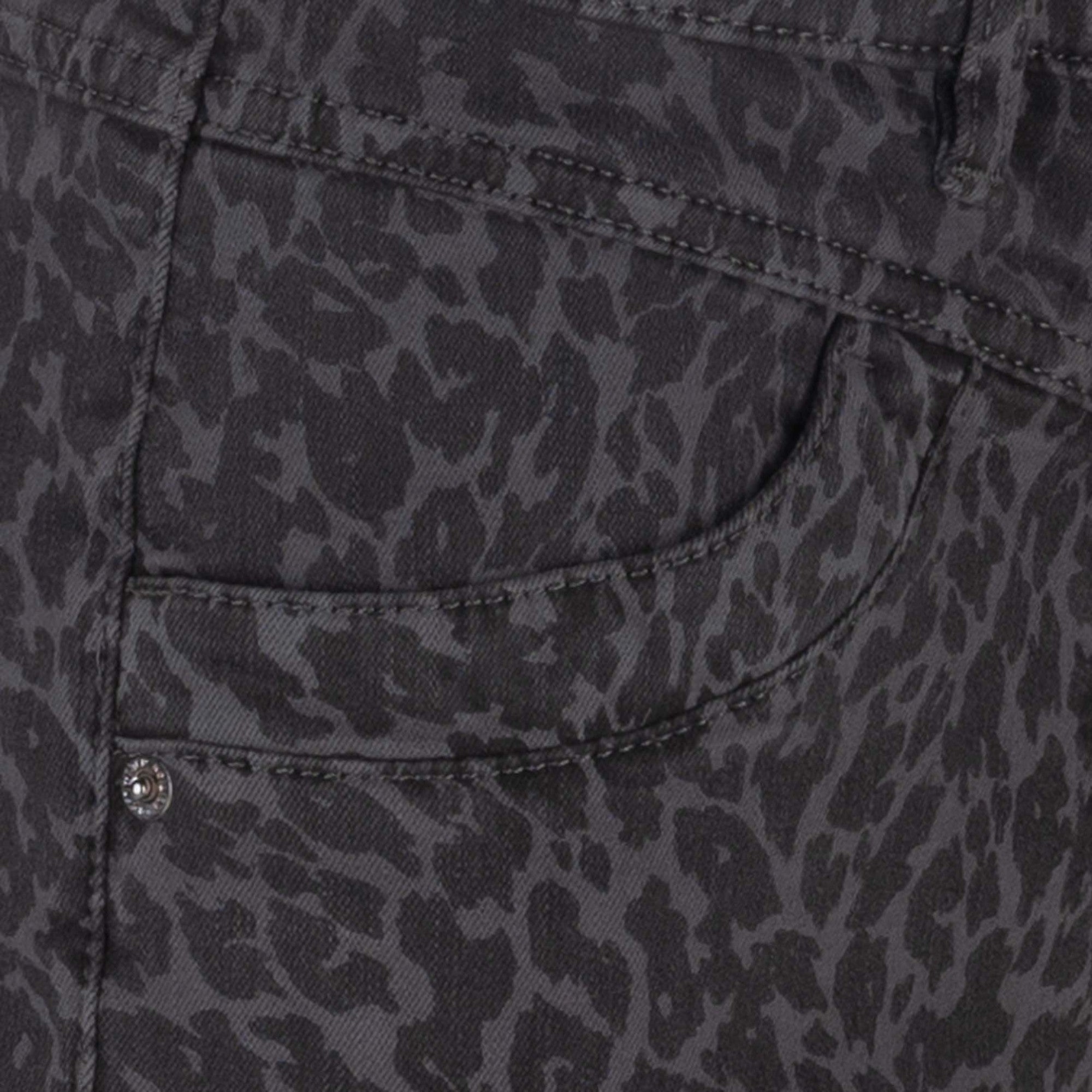 Gerry Weber - Best4Me Edition Cropped Grey/Black Leopard Print Jeans