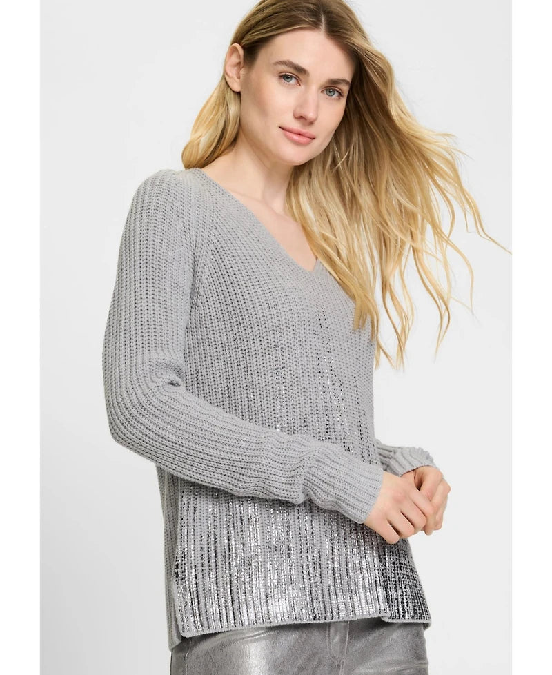 Olsen Silver Grey Knit Jumper