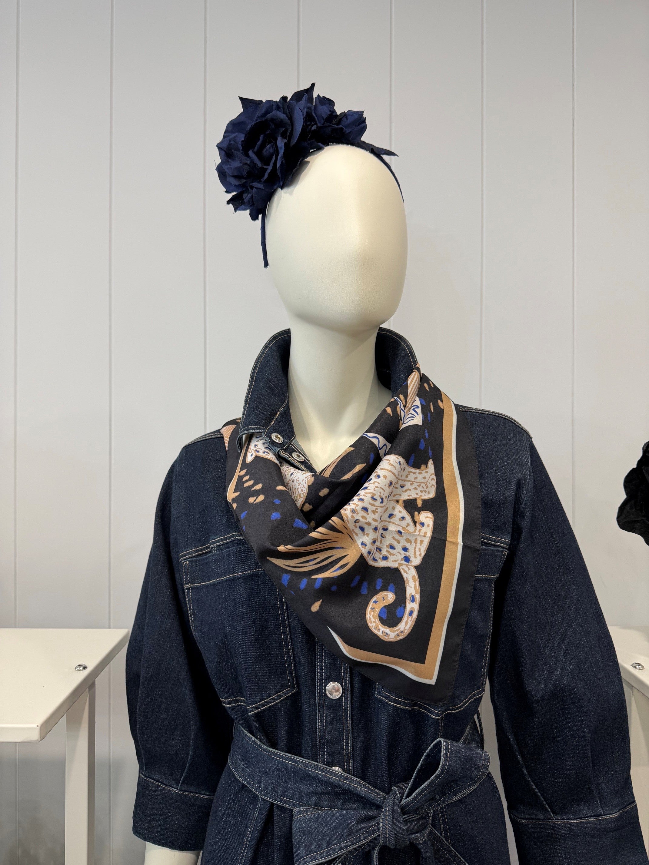 RABE - Jungle Print Square Scarf