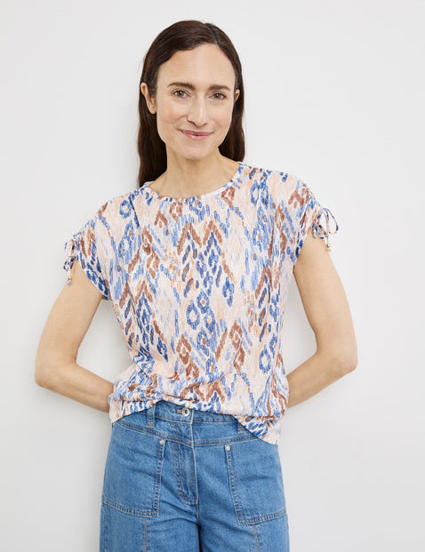 Gerry Weber - Natural Pattern Tee with Gathers