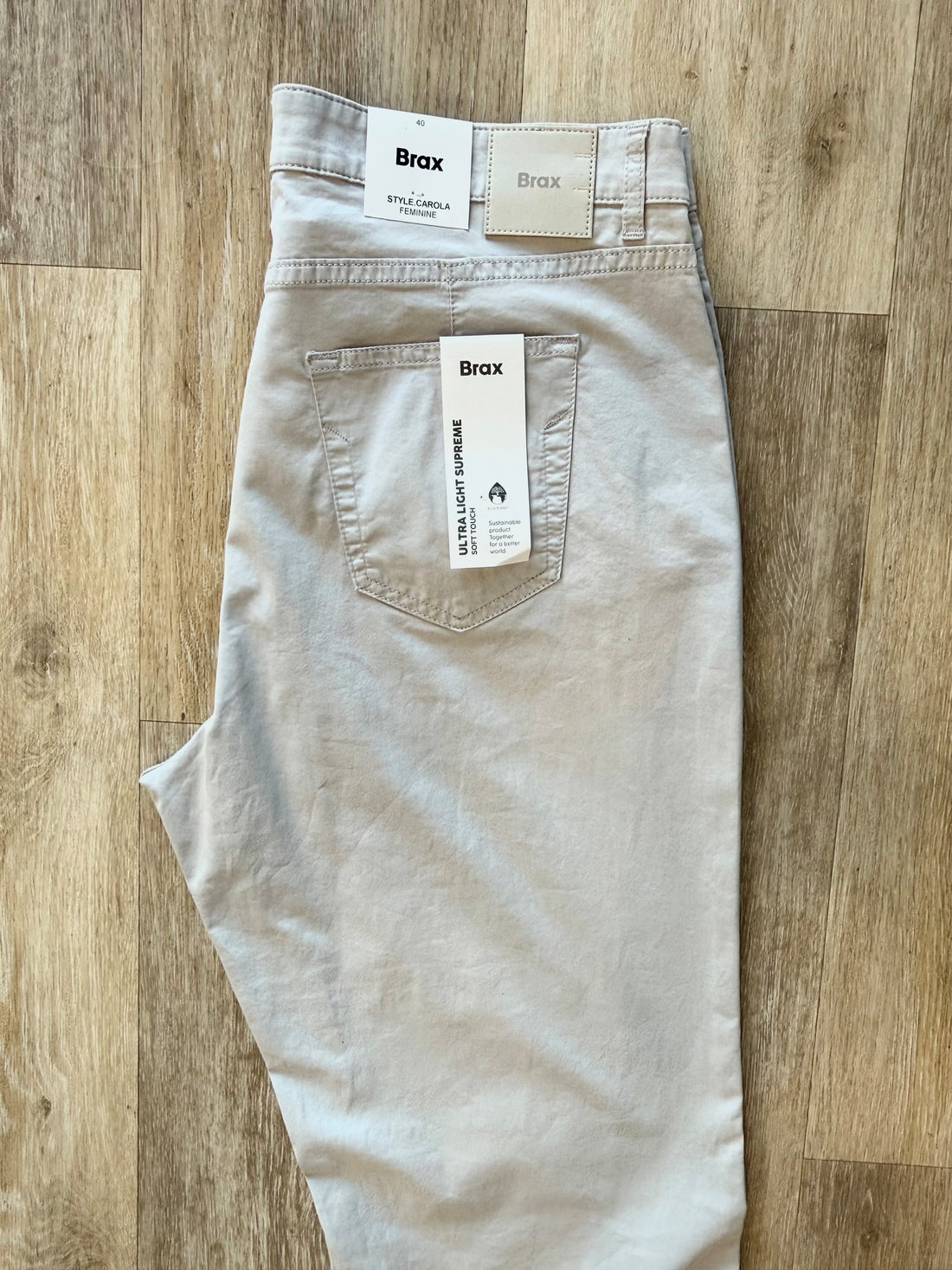 Brax- Carola Ultra Light Full Length - Soft Grey