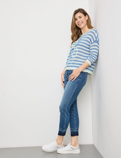 Gerry Weber - Striped Blue and White Jumper