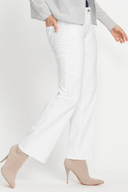 Olsen - Bootleg White Jeans