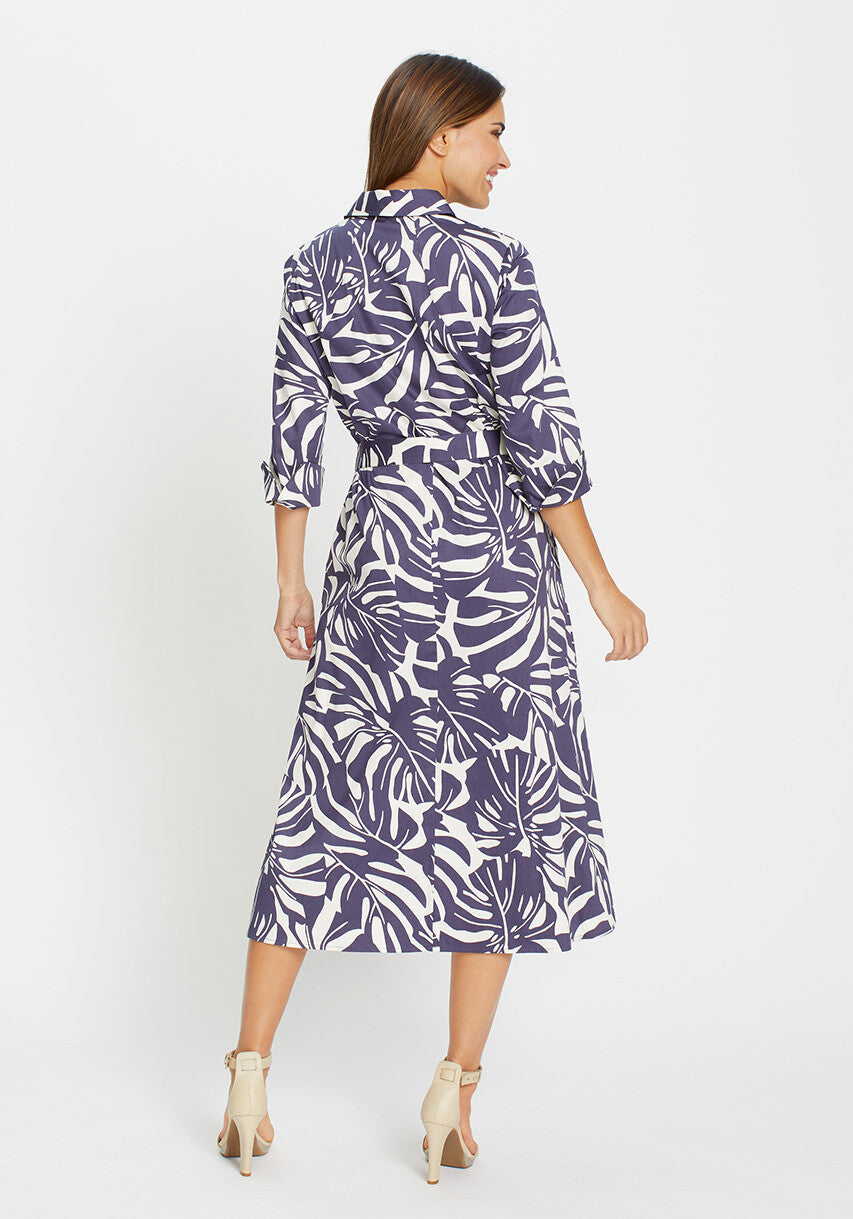 Olsen - 3/4 Sleeve Print Dress