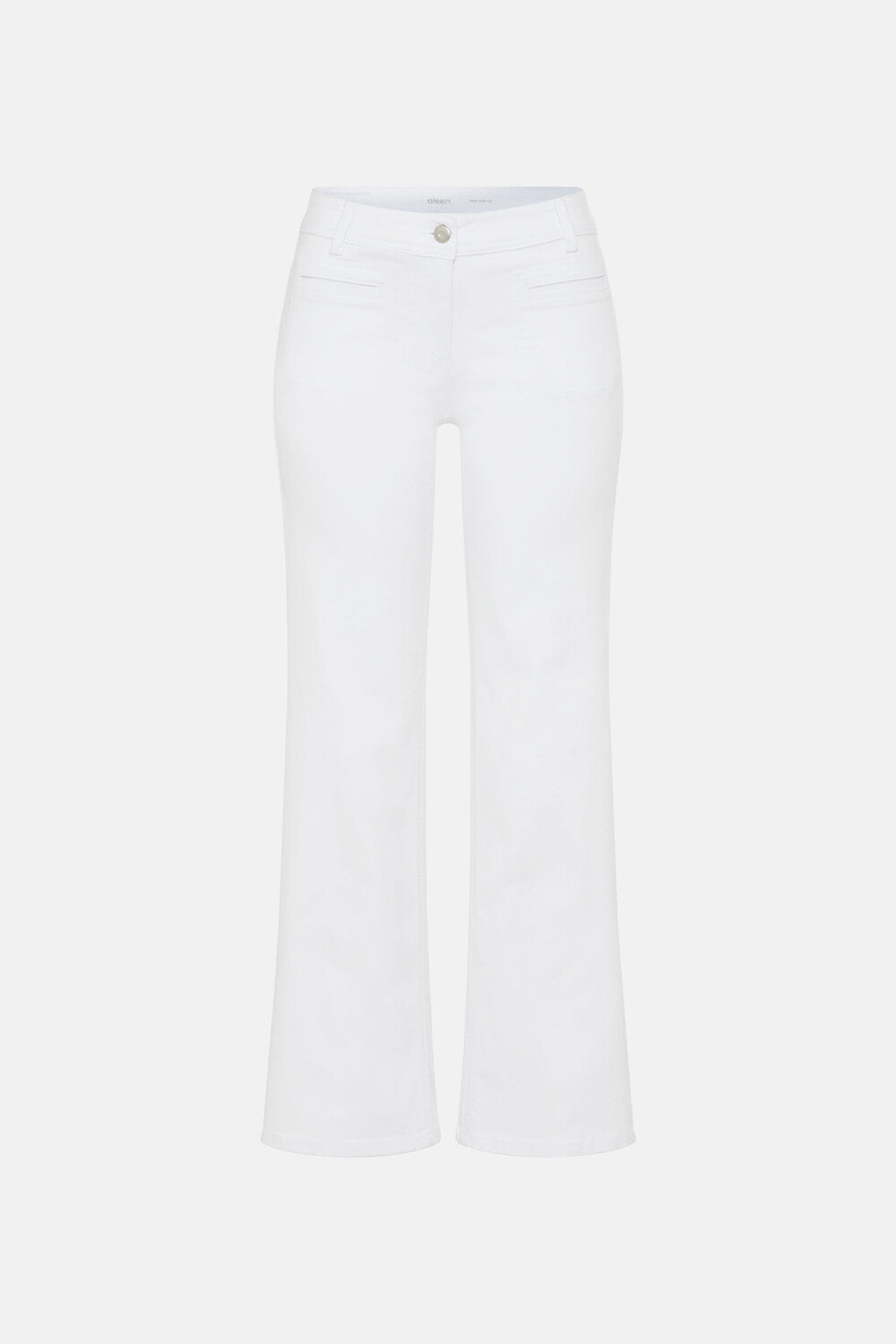 Olsen - Bootleg White Jeans