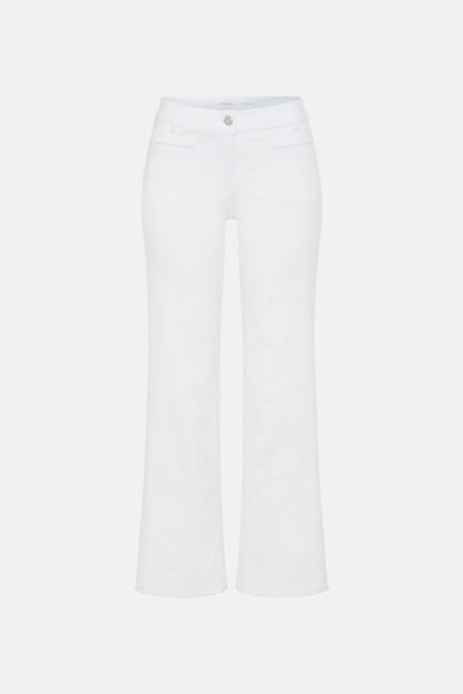 Olsen - Bootleg White Jeans