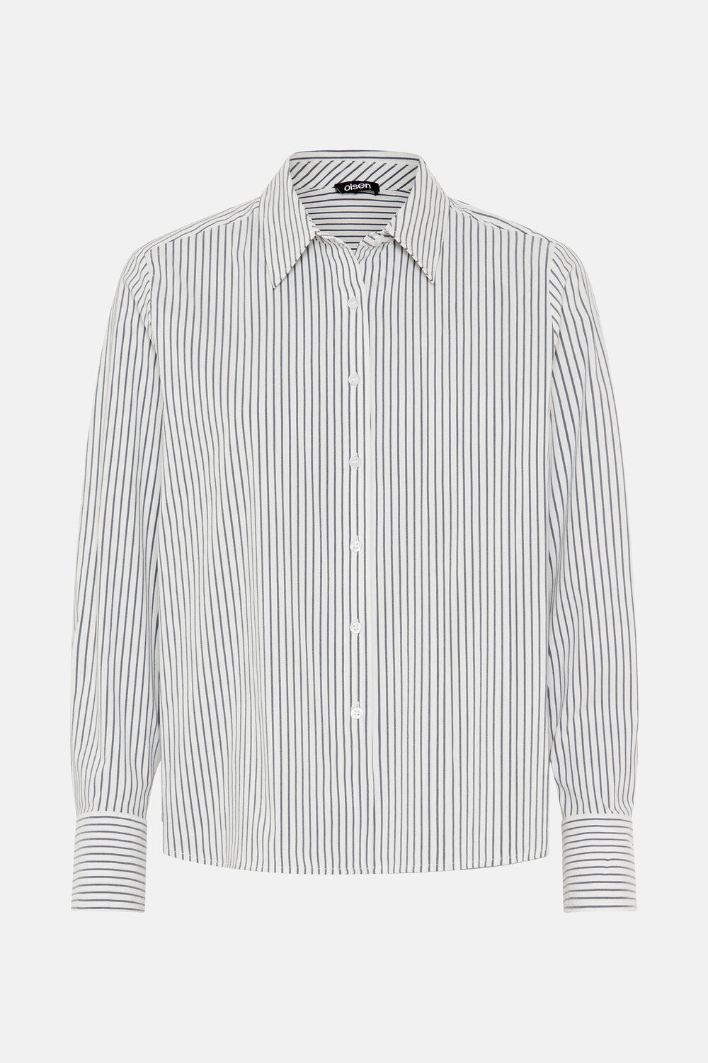 Olsen- Grey and White Shirt
