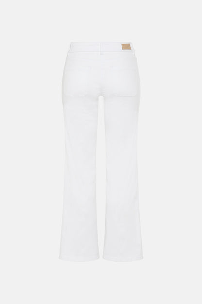 Olsen - Bootleg White Jeans
